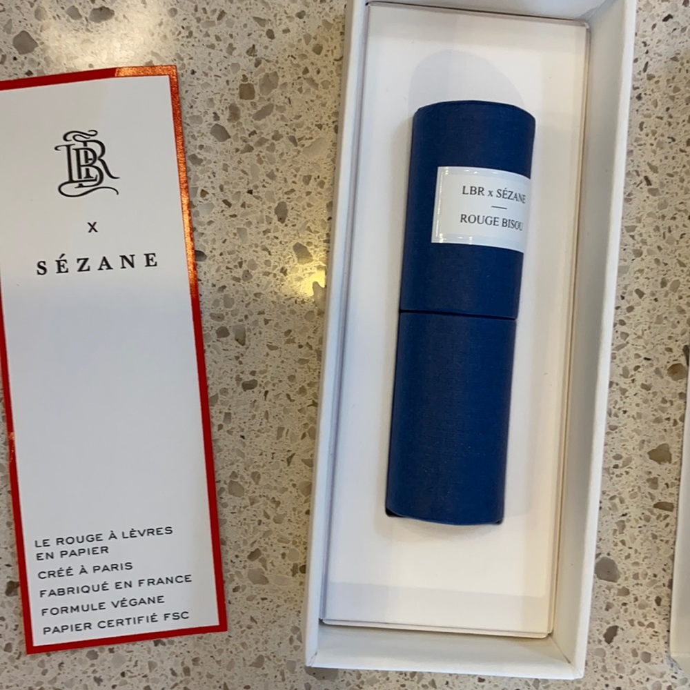 Sezane red lipstick GWP